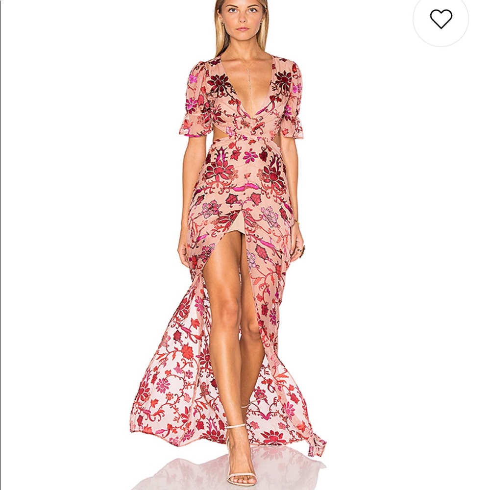 Saffron Maxi Dress in Sunset Floral